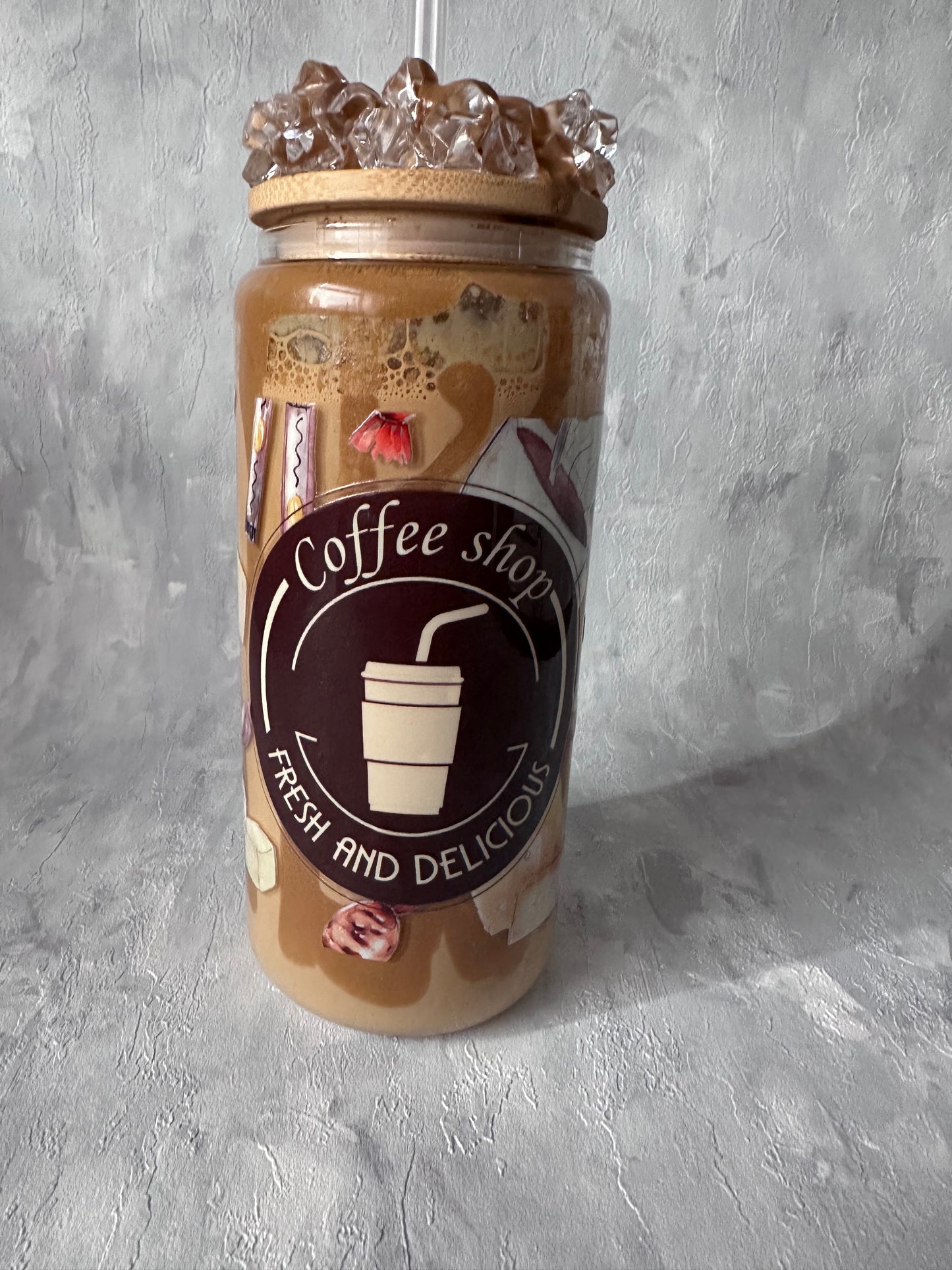 Iced Coffee Glass